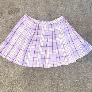 Forever 21 Lavender plaid skirt